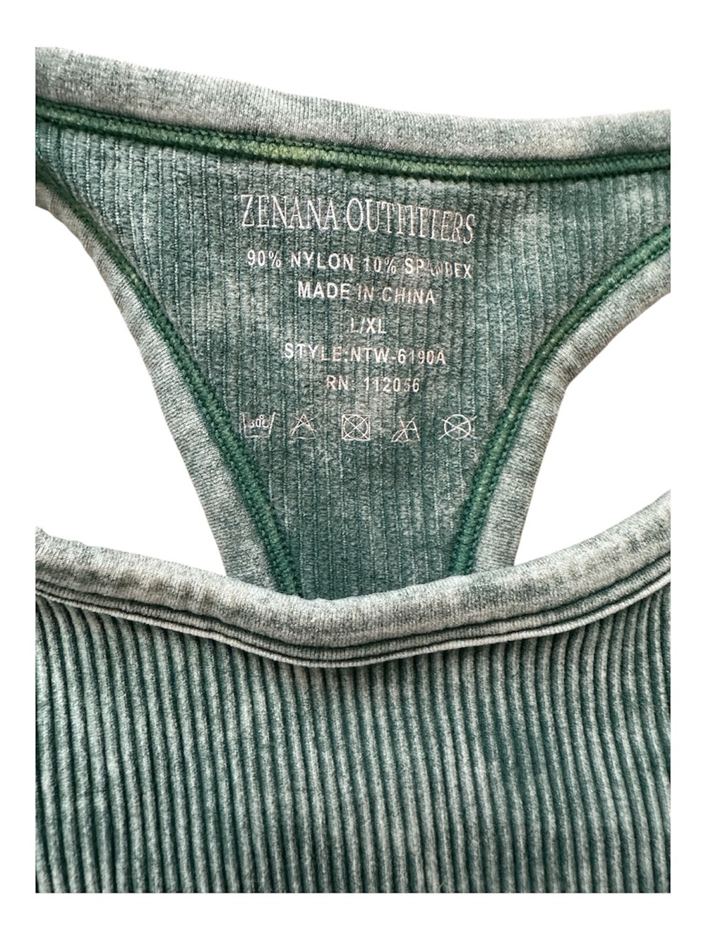 Zenana Mineral Wash Ribbed Brami - Set of 2 - Picture 5 of 6
